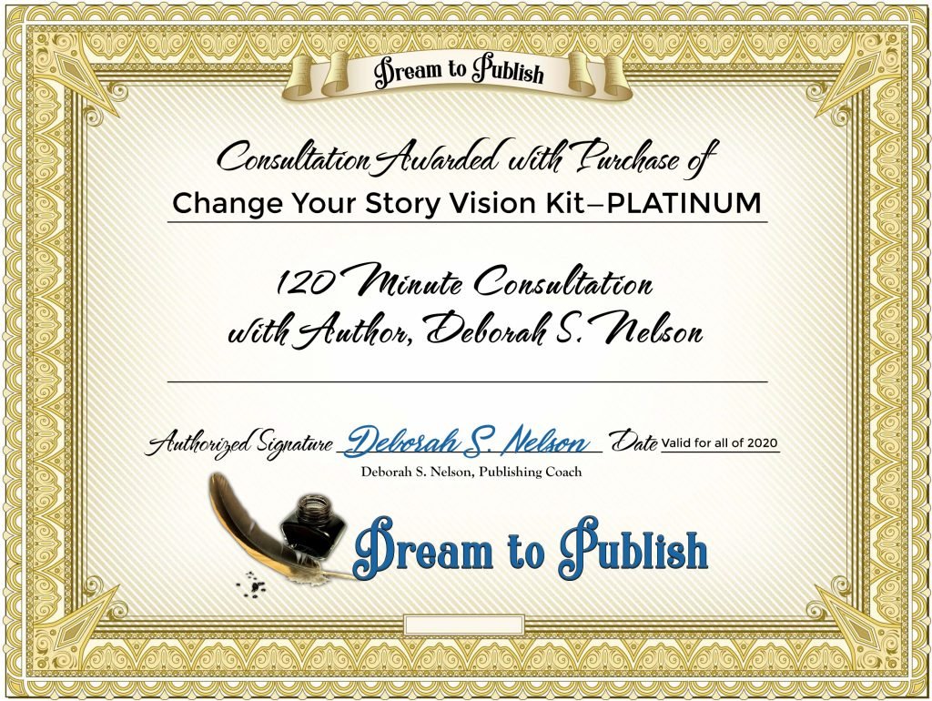 Change Your Story Vision Kit—PLATINUM Certificate